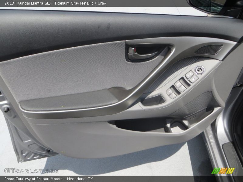Titanium Gray Metallic / Gray 2013 Hyundai Elantra GLS