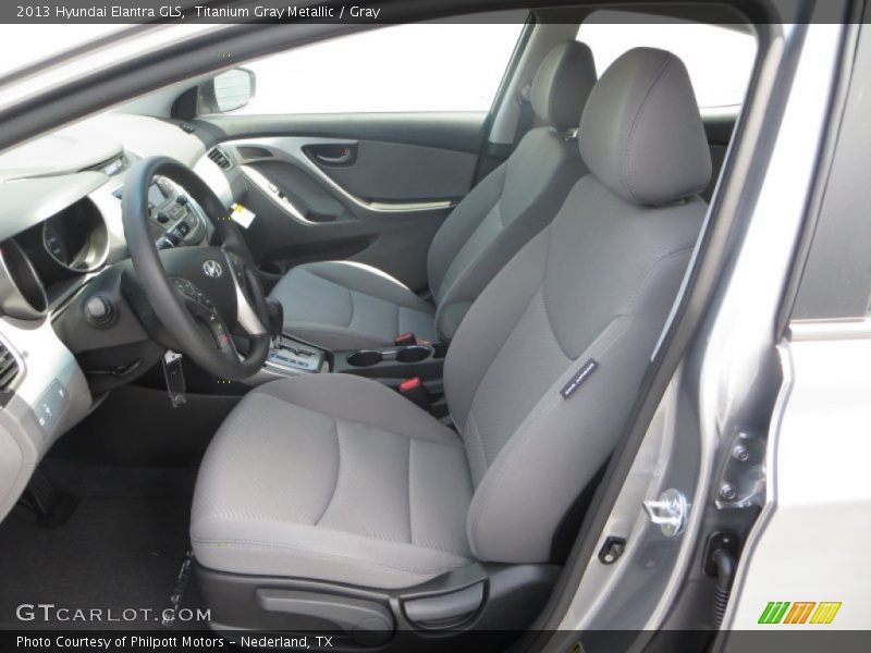 Titanium Gray Metallic / Gray 2013 Hyundai Elantra GLS