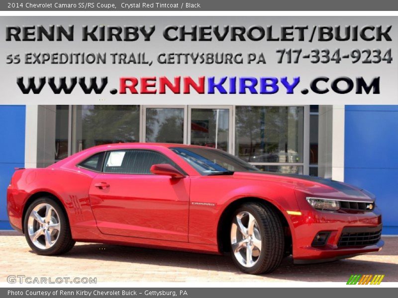 Crystal Red Tintcoat / Black 2014 Chevrolet Camaro SS/RS Coupe