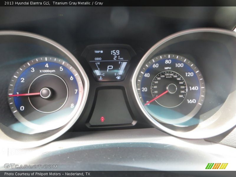 Titanium Gray Metallic / Gray 2013 Hyundai Elantra GLS