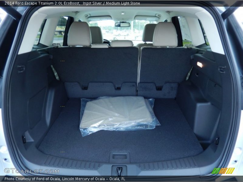 Ingot Silver / Medium Light Stone 2014 Ford Escape Titanium 2.0L EcoBoost
