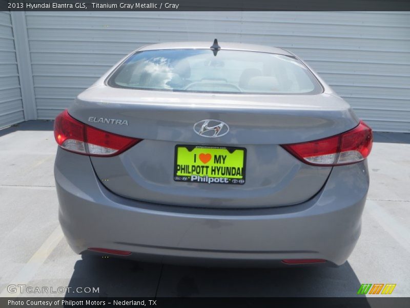 Titanium Gray Metallic / Gray 2013 Hyundai Elantra GLS