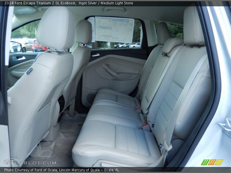 Ingot Silver / Medium Light Stone 2014 Ford Escape Titanium 2.0L EcoBoost