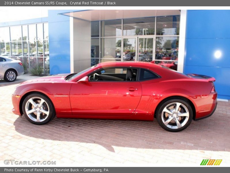 Crystal Red Tintcoat / Black 2014 Chevrolet Camaro SS/RS Coupe