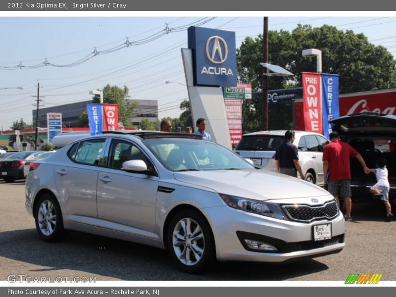 Bright Silver / Gray 2012 Kia Optima EX