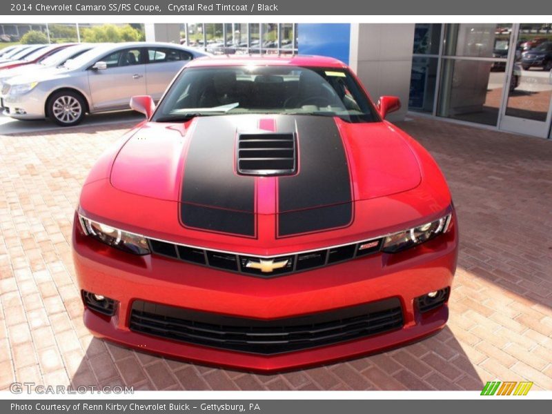 Crystal Red Tintcoat / Black 2014 Chevrolet Camaro SS/RS Coupe
