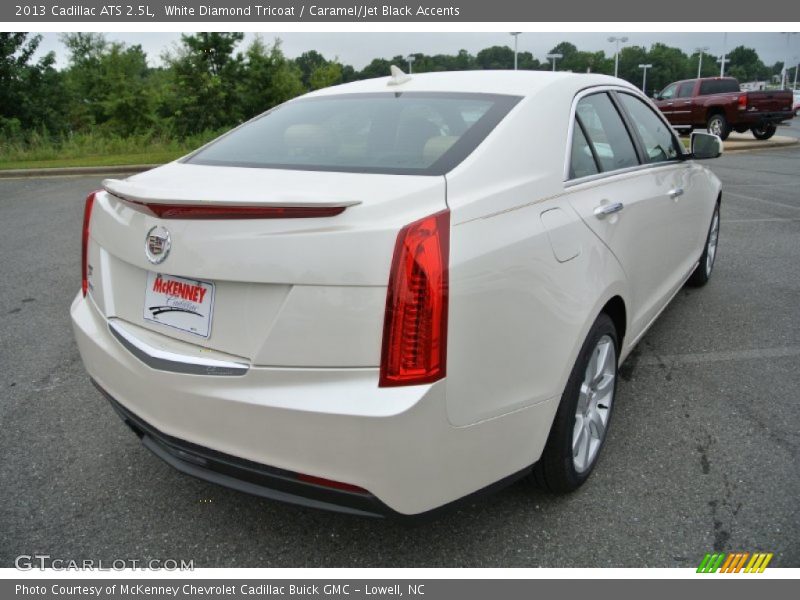 White Diamond Tricoat / Caramel/Jet Black Accents 2013 Cadillac ATS 2.5L