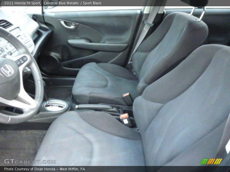 Celestial Blue Metallic / Sport Black 2011 Honda Fit Sport