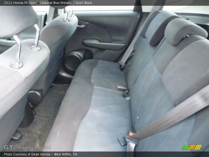 Celestial Blue Metallic / Sport Black 2011 Honda Fit Sport