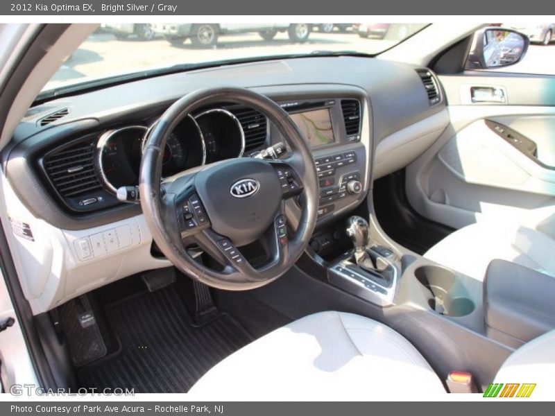 Bright Silver / Gray 2012 Kia Optima EX