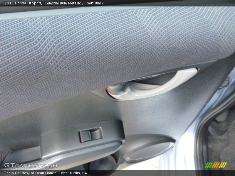 Celestial Blue Metallic / Sport Black 2011 Honda Fit Sport
