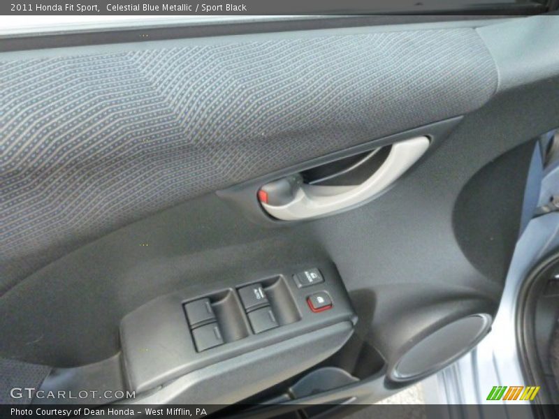 Celestial Blue Metallic / Sport Black 2011 Honda Fit Sport