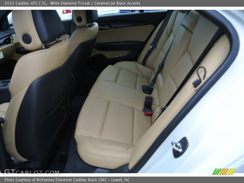 White Diamond Tricoat / Caramel/Jet Black Accents 2013 Cadillac ATS 2.5L