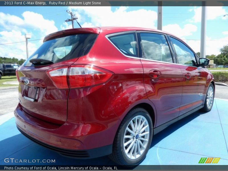 Ruby Red / Medium Light Stone 2013 Ford C-Max Energi