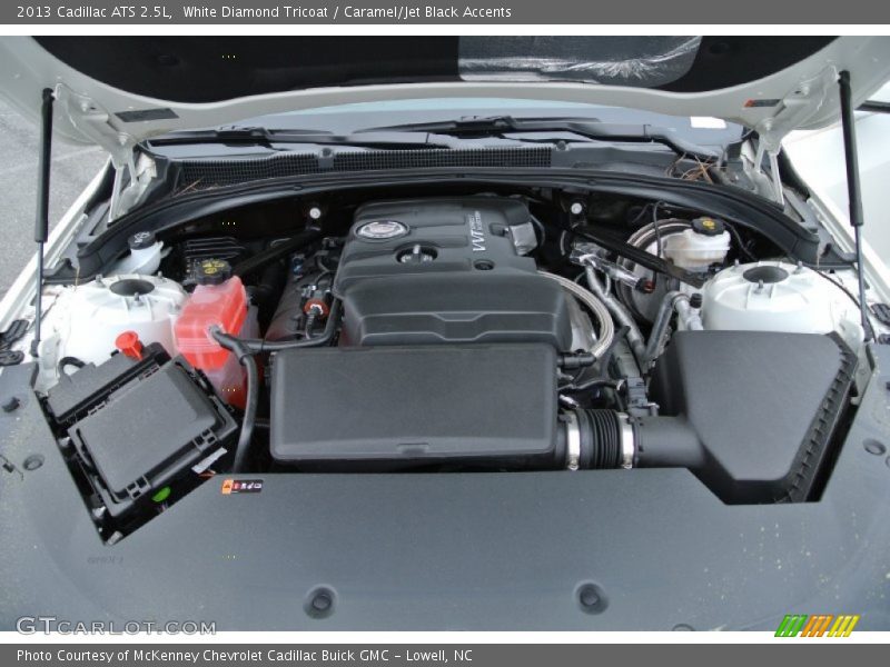 White Diamond Tricoat / Caramel/Jet Black Accents 2013 Cadillac ATS 2.5L