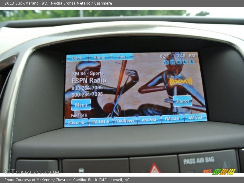 Mocha Bronze Metallic / Cashmere 2013 Buick Verano FWD