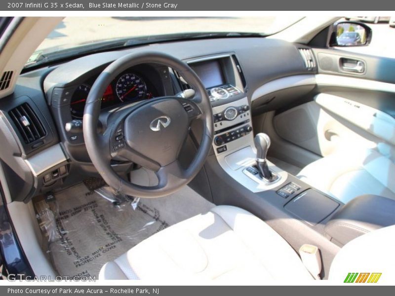 Blue Slate Metallic / Stone Gray 2007 Infiniti G 35 x Sedan