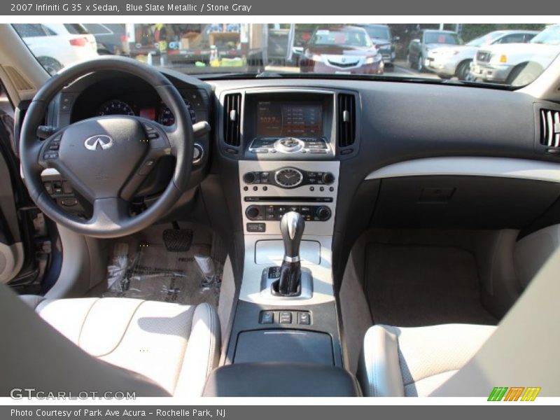 Blue Slate Metallic / Stone Gray 2007 Infiniti G 35 x Sedan
