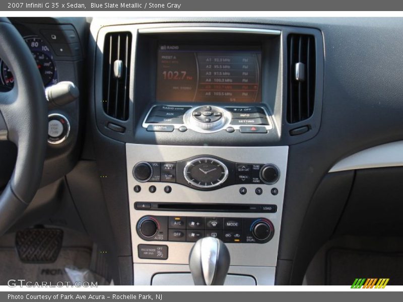 Blue Slate Metallic / Stone Gray 2007 Infiniti G 35 x Sedan