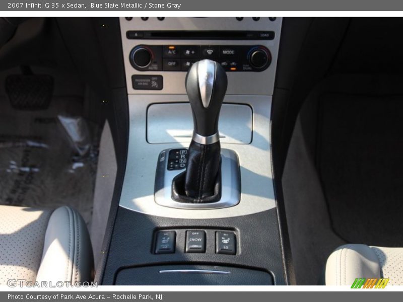 Blue Slate Metallic / Stone Gray 2007 Infiniti G 35 x Sedan