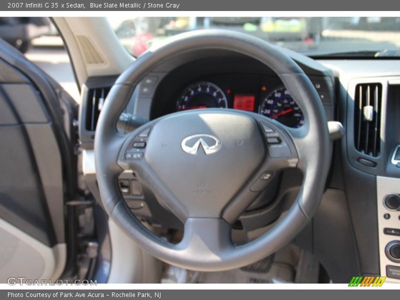 Blue Slate Metallic / Stone Gray 2007 Infiniti G 35 x Sedan