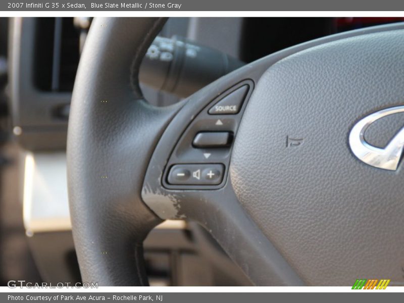 Blue Slate Metallic / Stone Gray 2007 Infiniti G 35 x Sedan