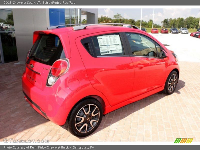 Salsa (Red) / Red/Red 2013 Chevrolet Spark LT