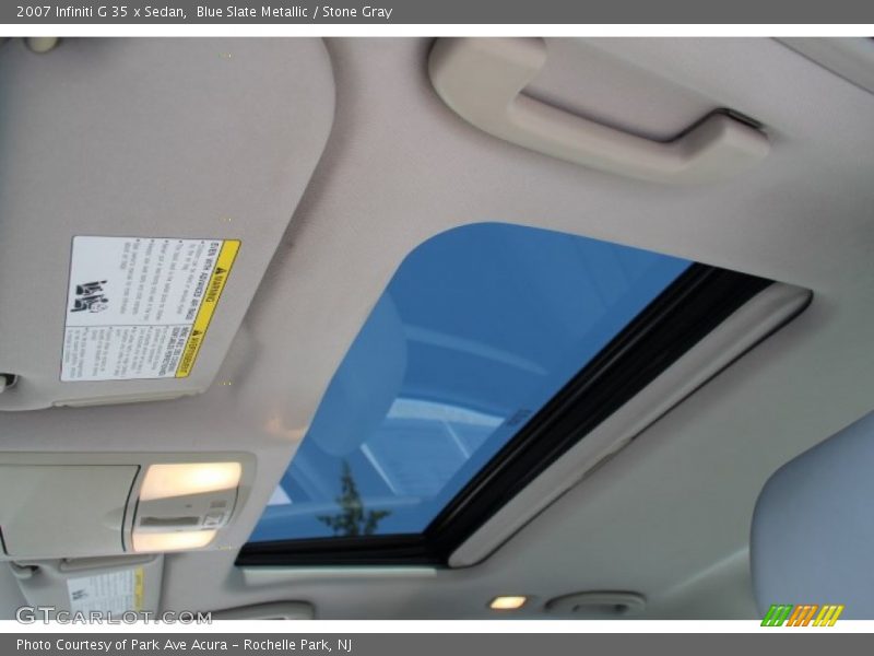 Blue Slate Metallic / Stone Gray 2007 Infiniti G 35 x Sedan