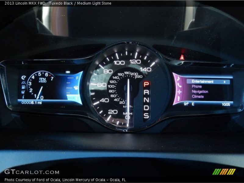 Tuxedo Black / Medium Light Stone 2013 Lincoln MKX FWD