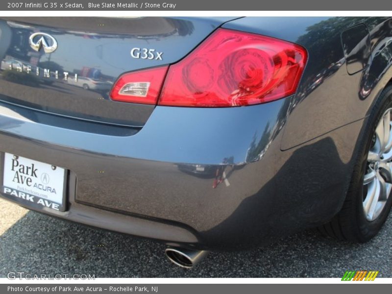 Blue Slate Metallic / Stone Gray 2007 Infiniti G 35 x Sedan
