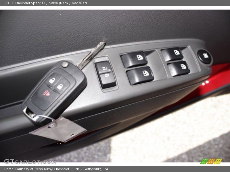 Salsa (Red) / Red/Red 2013 Chevrolet Spark LT