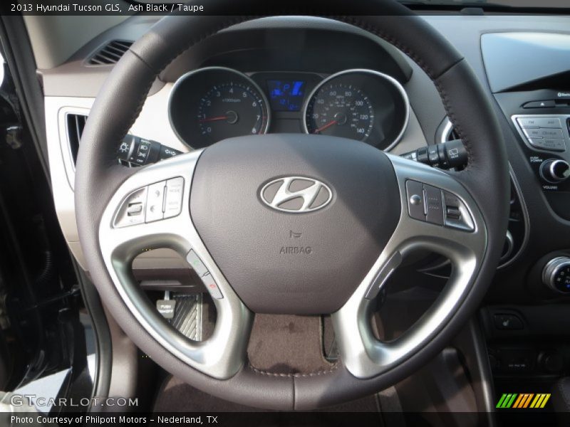 Ash Black / Taupe 2013 Hyundai Tucson GLS