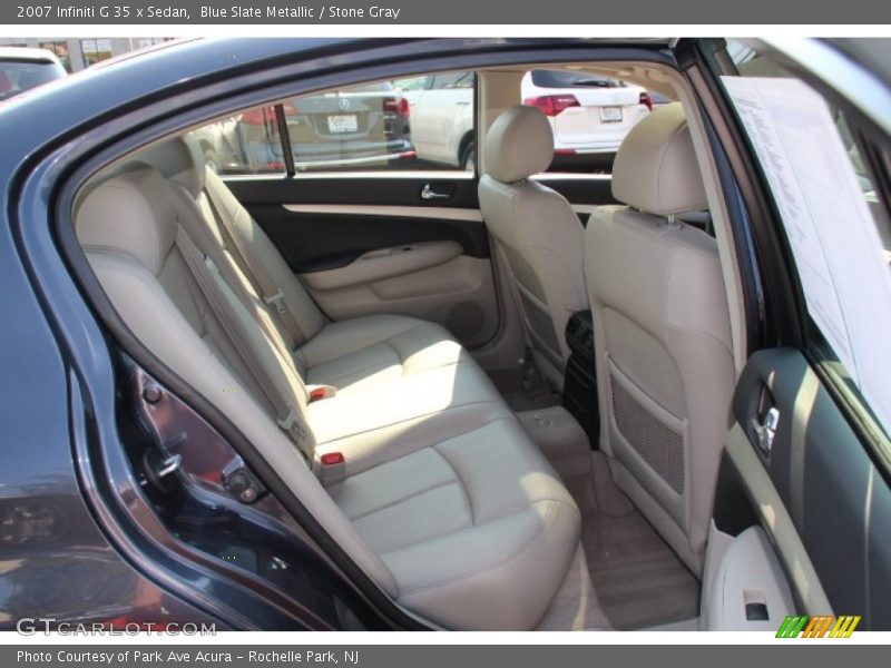 Blue Slate Metallic / Stone Gray 2007 Infiniti G 35 x Sedan