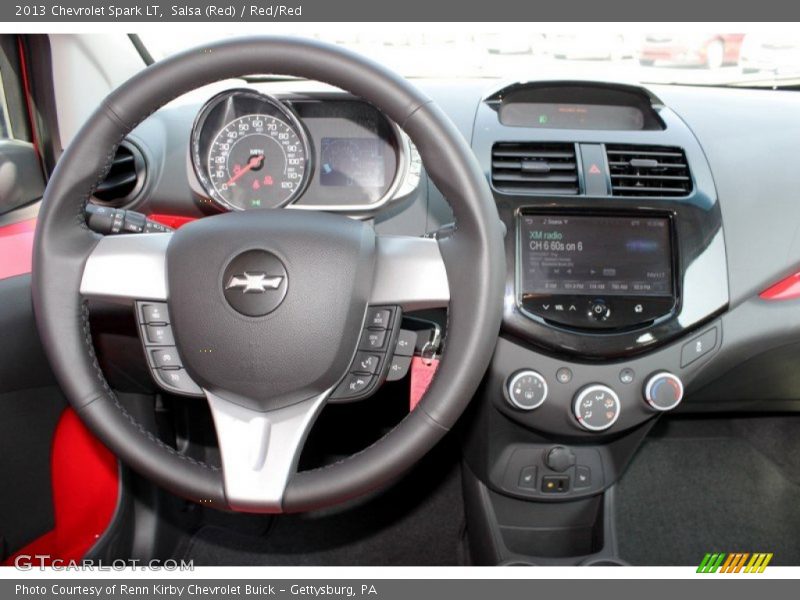 Salsa (Red) / Red/Red 2013 Chevrolet Spark LT