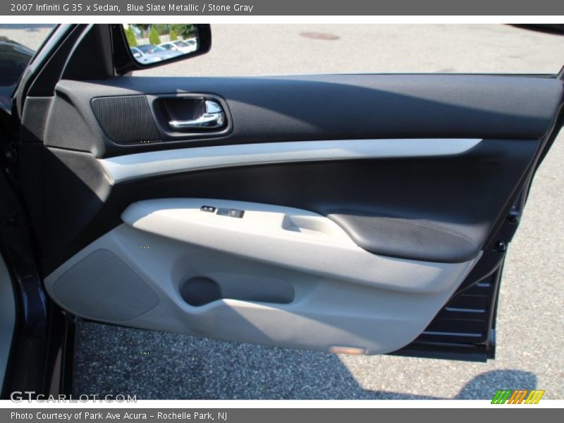 Blue Slate Metallic / Stone Gray 2007 Infiniti G 35 x Sedan