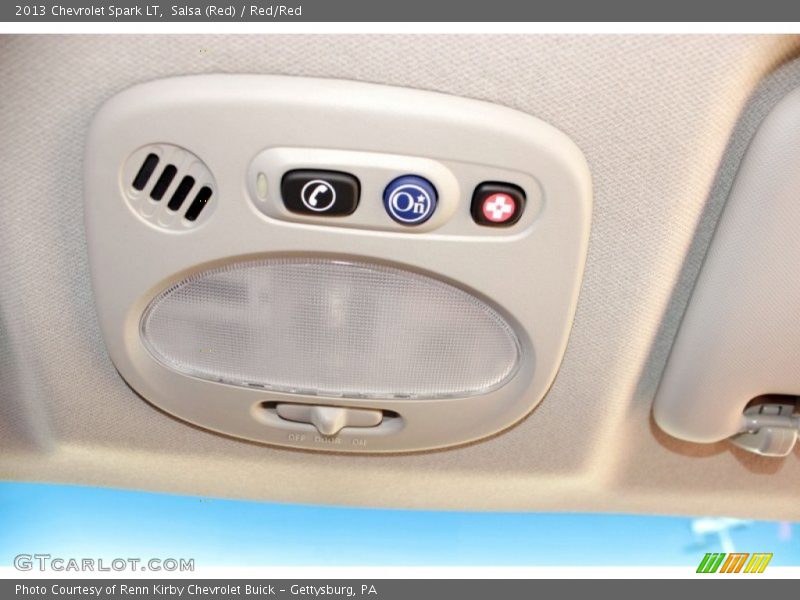 Salsa (Red) / Red/Red 2013 Chevrolet Spark LT