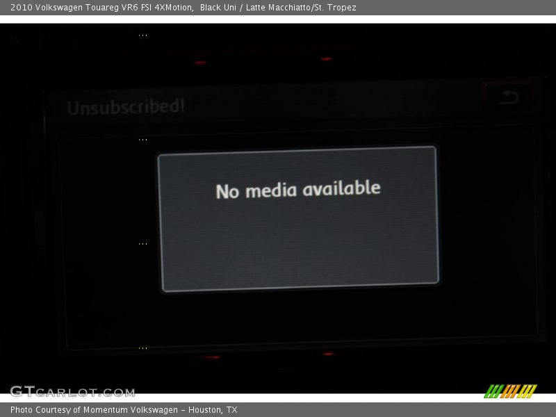 Black Uni / Latte Macchiatto/St. Tropez 2010 Volkswagen Touareg VR6 FSI 4XMotion