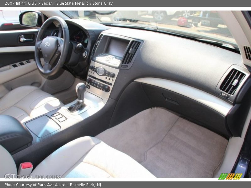 Blue Slate Metallic / Stone Gray 2007 Infiniti G 35 x Sedan