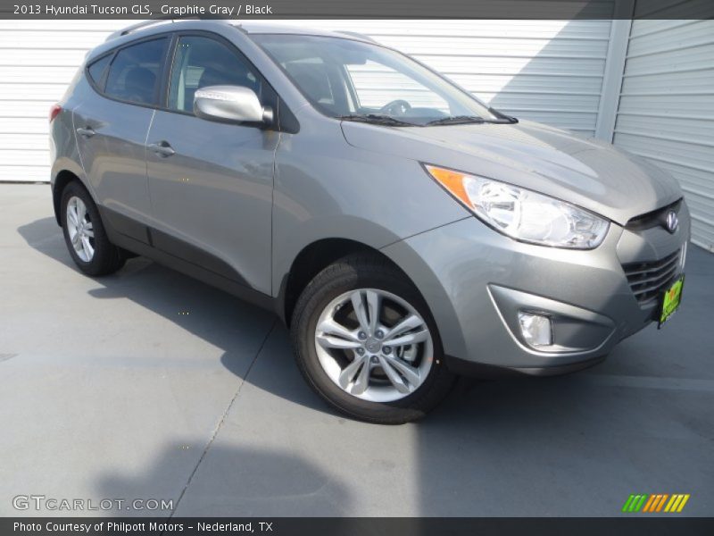 Graphite Gray / Black 2013 Hyundai Tucson GLS