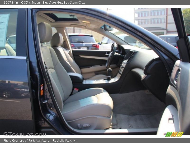Blue Slate Metallic / Stone Gray 2007 Infiniti G 35 x Sedan