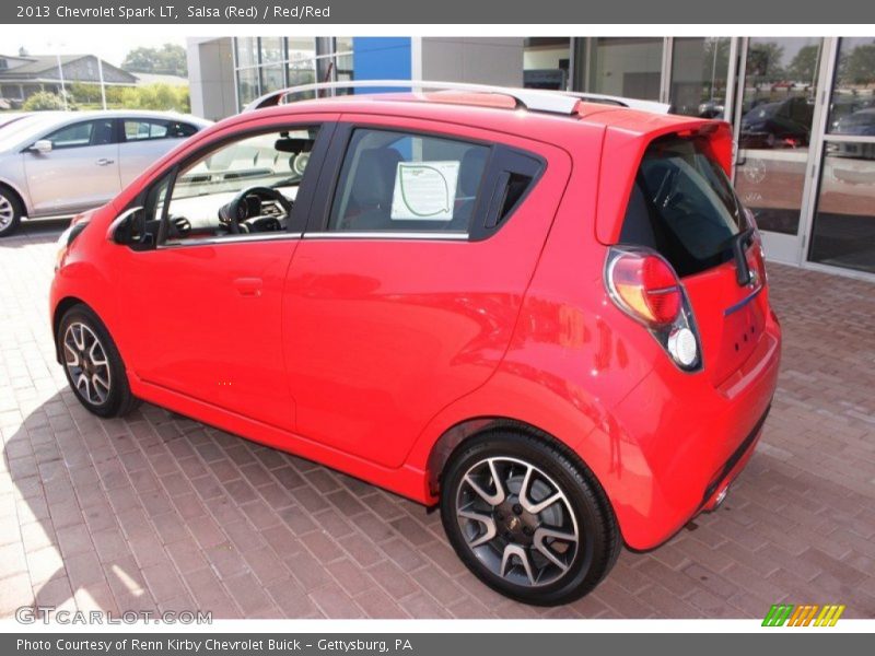Salsa (Red) / Red/Red 2013 Chevrolet Spark LT