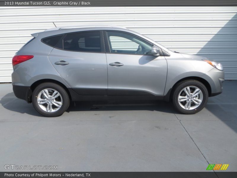 Graphite Gray / Black 2013 Hyundai Tucson GLS