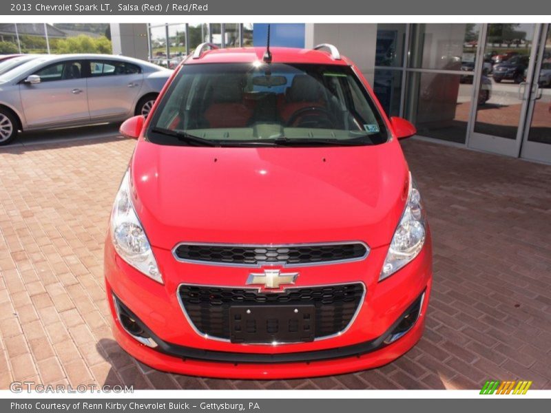 Salsa (Red) / Red/Red 2013 Chevrolet Spark LT