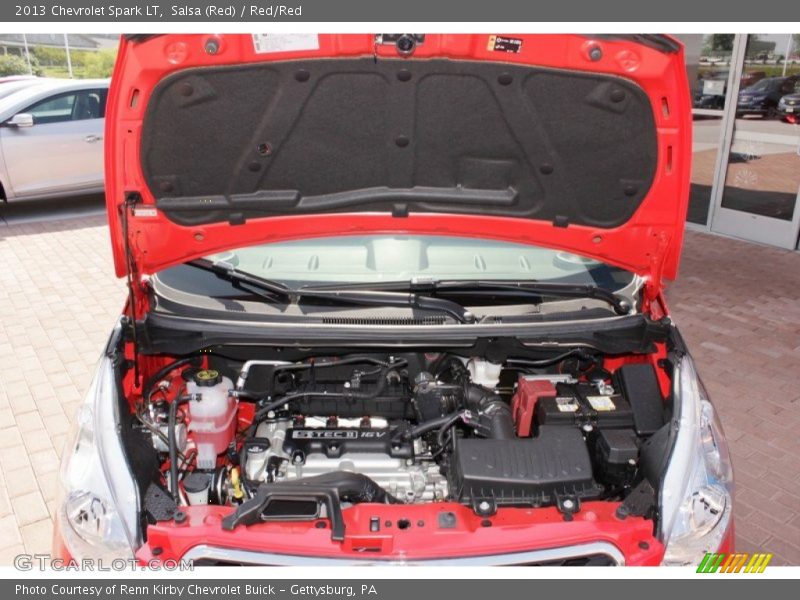 Salsa (Red) / Red/Red 2013 Chevrolet Spark LT