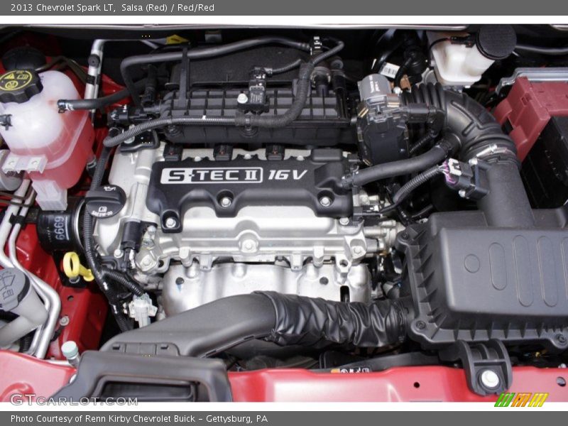  2013 Spark LT Engine - 1.2 Liter DOHC 16-Valve VVT S-TEC II 4 Cylinder