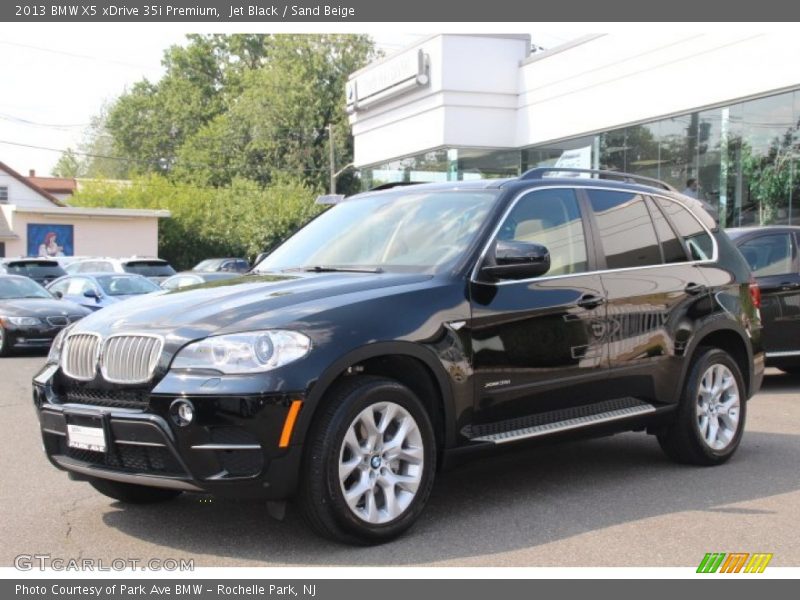 Jet Black / Sand Beige 2013 BMW X5 xDrive 35i Premium