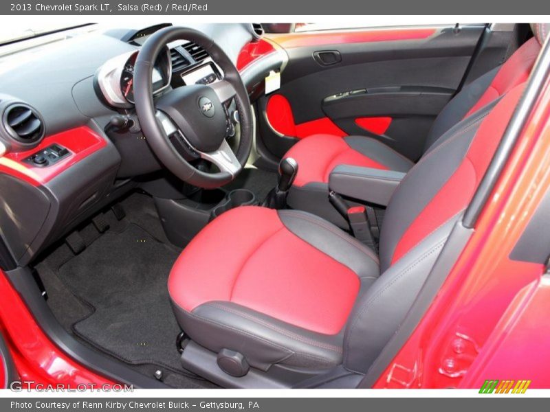  2013 Spark LT Red/Red Interior