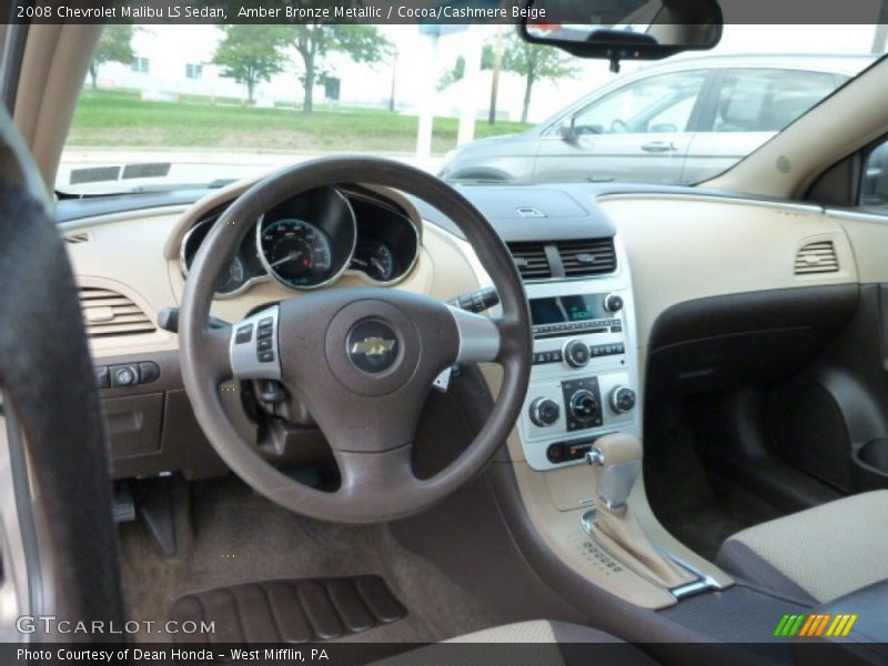 Amber Bronze Metallic / Cocoa/Cashmere Beige 2008 Chevrolet Malibu LS Sedan