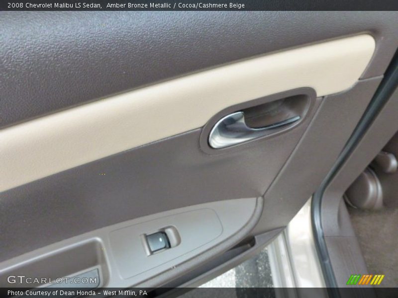 Amber Bronze Metallic / Cocoa/Cashmere Beige 2008 Chevrolet Malibu LS Sedan