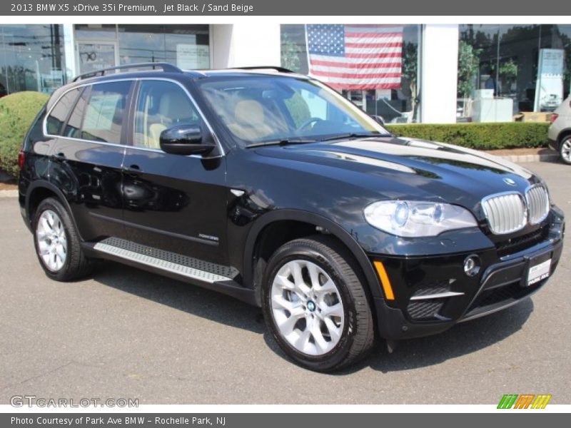 Jet Black / Sand Beige 2013 BMW X5 xDrive 35i Premium